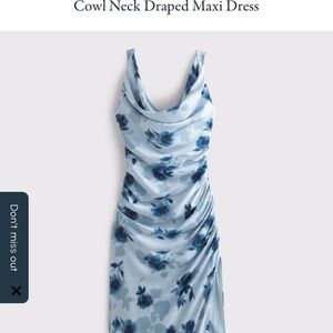 Abercrombie & Fitch Blue Floral Maxi Dress